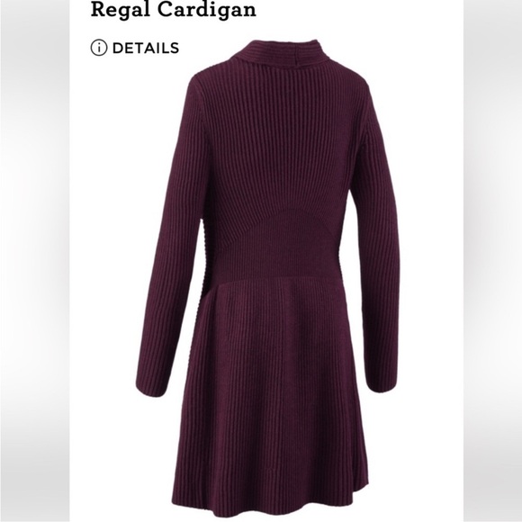 Cabi Size S Long Sleeve Regal Cardigan Style 3350 In Mulberry New! - Picture 2 of 8